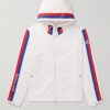Rukbat Logo-Appliquéd Webbing-Trimmed Shell Hooded Jacket Rukbat Logo-Appliquéd Webbing-Trimmed Shell Hooded Jacket