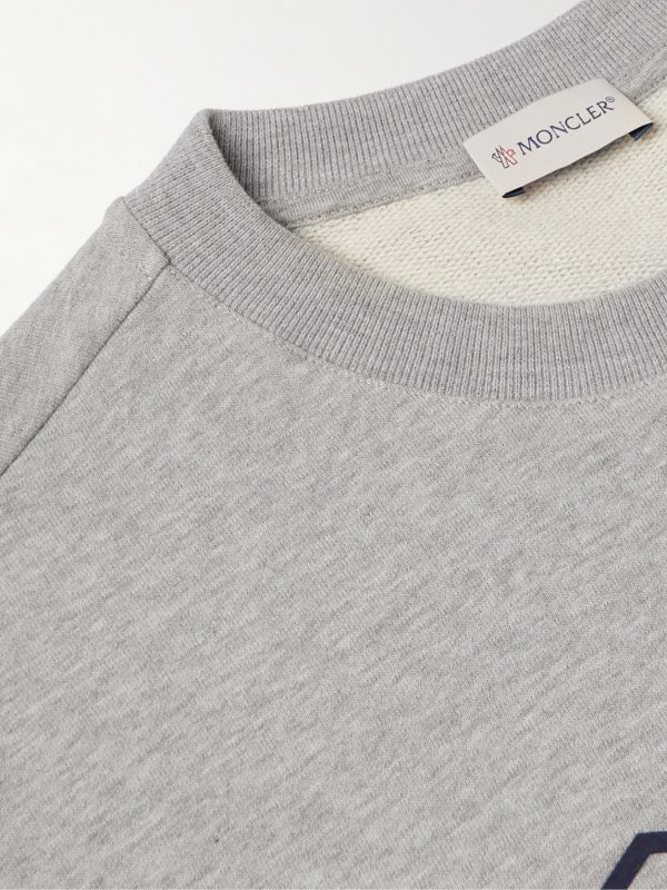Logo-Print Striped Cotton-Jersey Sweatshirt - CU Logo-Print Striped Cotton-Jersey Sweatshirt - CU