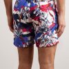 Slim-Fit Mid-Length Floral-Print Swim Shorts - BK Slim-Fit Mid-Length Floral-Print Swim Shorts - BK