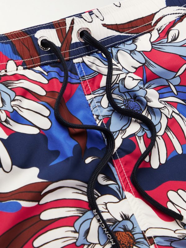 Slim-Fit Mid-Length Floral-Print Swim Shorts - CU Slim-Fit Mid-Length Floral-Print Swim Shorts - CU