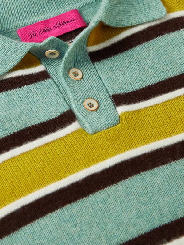 Striped Cashmere Shirt - CU Striped Cashmere Shirt - CU