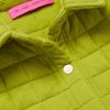 Crochet-Trimmed Quilted Cotton-Jersey Shirt Jacket - CU Crochet-Trimmed Quilted Cotton-Jersey Shirt Jacket - CU