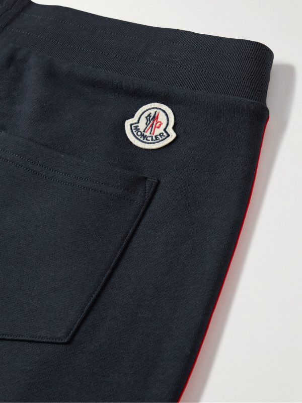 Tapered Striped Cotton-Jersey Sweatpants - CU Tapered Striped Cotton-Jersey Sweatpants - CU