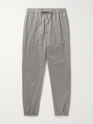 Tapered Stretch-Cotton Trousers Tapered Stretch-Cotton Trousers