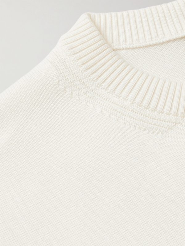 Logo-Embossed Cotton Sweater - CU