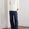 Logo-Embossed Cotton Sweater - OU