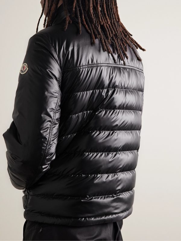 Malpas Quilted Glossed-Shell Hooded Down Jacket - BK Malpas Quilted Glossed-Shell Hooded Down Jacket - BK