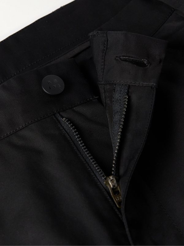 Straight-Leg Cotton-Blend Twill Cargo Trousers - E1 Straight-Leg Cotton-Blend Twill Cargo Trousers - E1