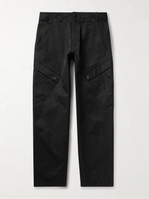 Straight-Leg Cotton-Blend Twill Cargo Trousers Straight-Leg Cotton-Blend Twill Cargo Trousers