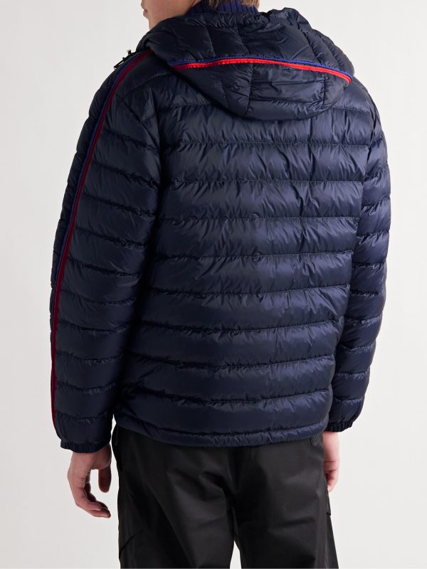 Agout Striped Quilted Shell Down Jacket - BK Agout Striped Quilted Shell Down Jacket - BK