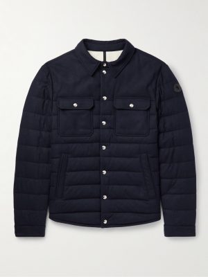 Mirmandix Slim-Fit Quilted Felt Down Jacket Mirmandix Slim-Fit Quilted Felt Down Jacket