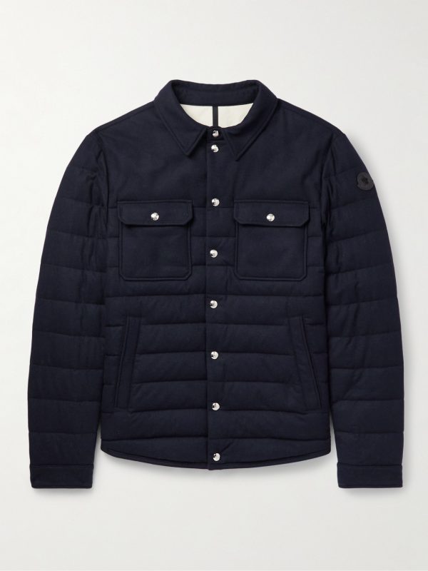 Mirmandix Slim-Fit Quilted Felt Down Jacket Mirmandix Slim-Fit Quilted Felt Down Jacket