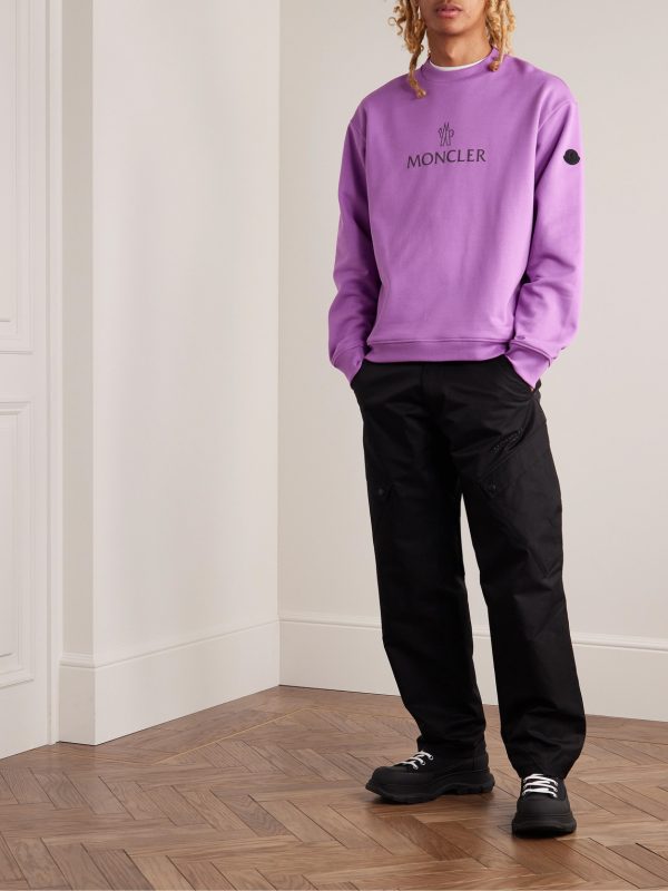 Logo-Print Cotton-Jersey Sweatshirt - OU Logo-Print Cotton-Jersey Sweatshirt - OU
