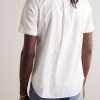 Button-Down Collar Cotton-Seersucker Shirt - BK Button-Down Collar Cotton-Seersucker Shirt - BK