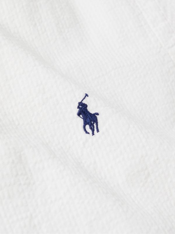 Button-Down Collar Cotton-Seersucker Shirt - CU Button-Down Collar Cotton-Seersucker Shirt - CU
