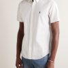Button-Down Collar Cotton-Seersucker Shirt - FR Button-Down Collar Cotton-Seersucker Shirt - FR