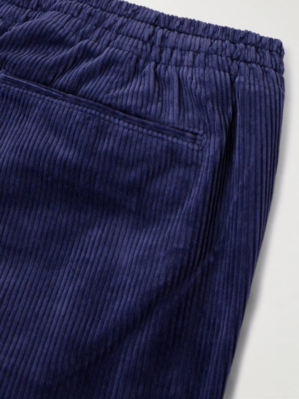 Prepster Straight-Leg Cotton-Corduroy Drawstring Shorts - CU Prepster Straight-Leg Cotton-Corduroy Drawstring Shorts - CU
