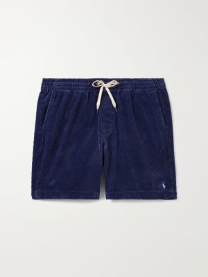 Prepster Straight-Leg Cotton-Corduroy Drawstring Shorts Prepster Straight-Leg Cotton-Corduroy Drawstring Shorts