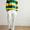 Slim-Fit Straight-Leg Linen and Cotton-Blend Trousers - OU