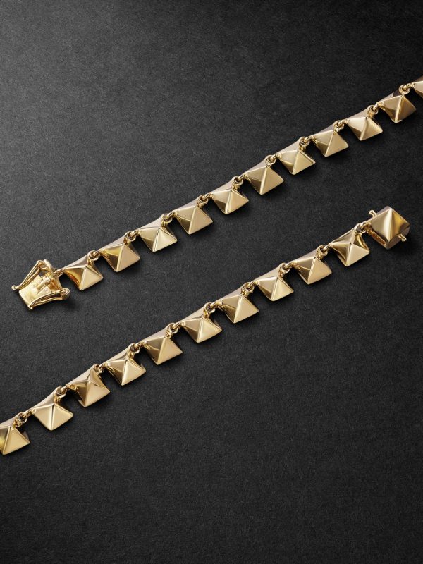 Eternity Spike 14-Karat Gold Necklace - BK Eternity Spike 14-Karat Gold Necklace - BK