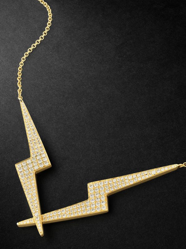 18-Karat Gold Diamond Necklace - CU