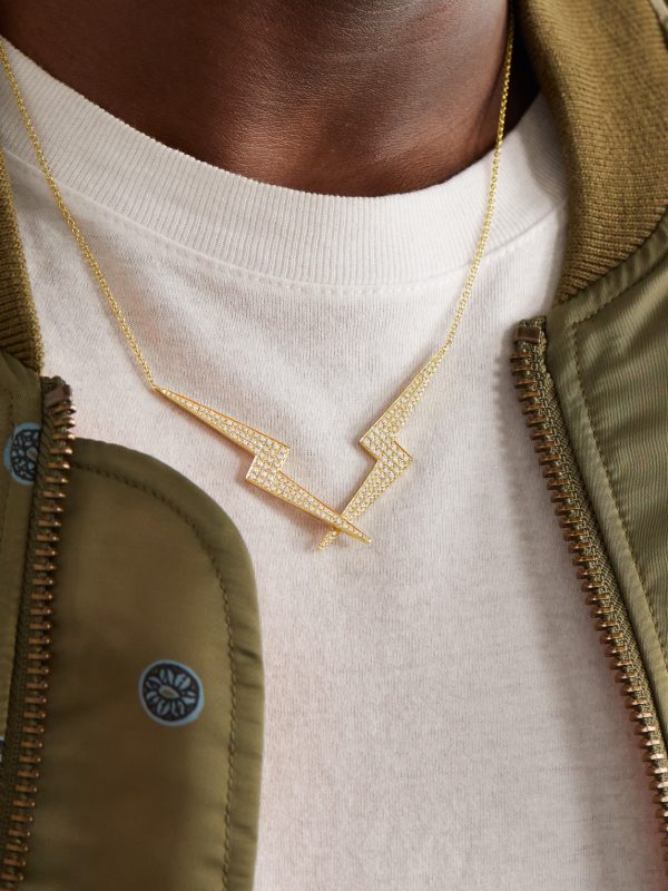 18-Karat Gold Diamond Necklace - FR