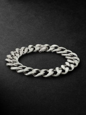 Hemingway 18-Karat White Gold Diamond Chain Bracelet Hemingway 18-Karat White Gold Diamond Chain Bracelet