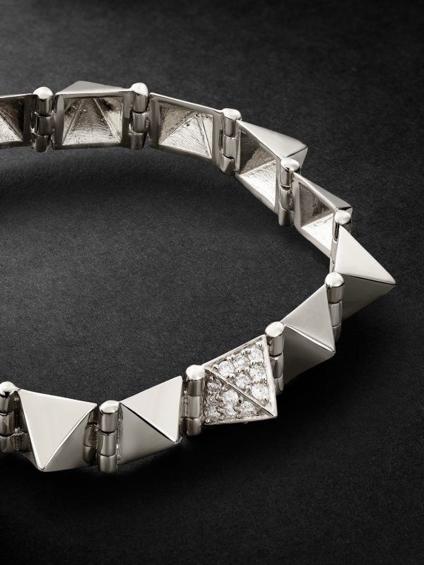 18-Karat White Gold Diamond Bracelet - CU 18-Karat White Gold Diamond Bracelet - CU