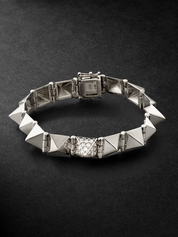 18-Karat White Gold Diamond Bracelet 18-Karat White Gold Diamond Bracelet