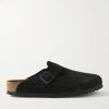Boston Suede Clogs