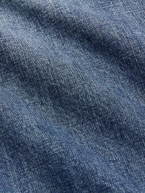 Cotton-Jersey, Satin and Denim Hooded Bomber Jacket - E1 Cotton-Jersey, Satin and Denim Hooded Bomber Jacket - E1