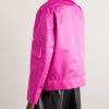 Collegiate Logo-Embroidered Shell Bomber Jacket - BK