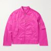 Collegiate Logo-Embroidered Shell Bomber Jacket