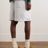 Varsity Straight-Leg Logo-Print Cotton-Jersey Shorts - BK Varsity Straight-Leg Logo-Print Cotton-Jersey Shorts - BK