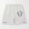 Varsity Straight-Leg Logo-Print Cotton-Jersey Shorts Varsity Straight-Leg Logo-Print Cotton-Jersey Shorts