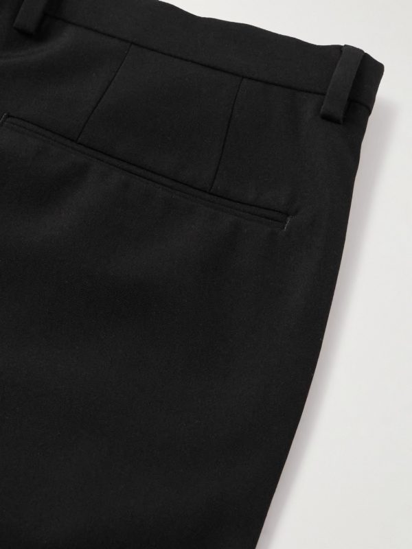 Patrino Straight-Leg Pleated Crepe Trousers - CU