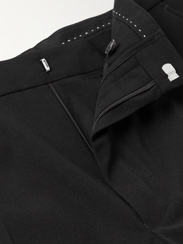 Patrino Straight-Leg Pleated Crepe Trousers - E1