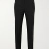 Patrino Straight-Leg Pleated Crepe Trousers