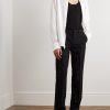 Patrino Straight-Leg Pleated Crepe Trousers - OU