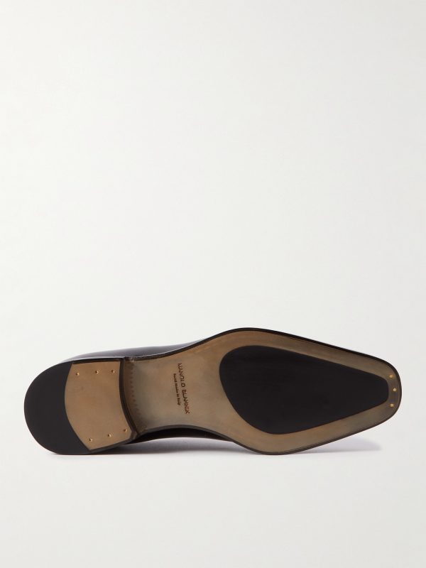 Snowdon Whole-Cut Patent-Leather Oxford Shoes - E1