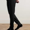 Mario Grosgrain-Trimmed Velvet Loafers - OU