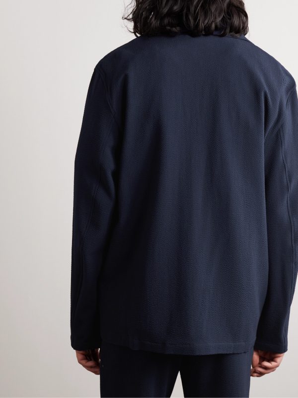 Wool-Seersucker Suit Jacket - BK Wool-Seersucker Suit Jacket - BK