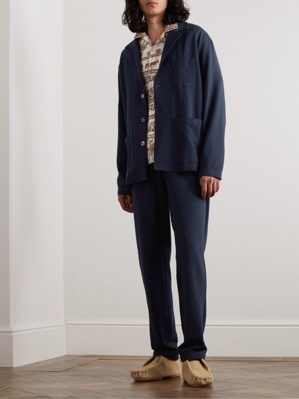 Wool-Seersucker Suit Jacket - OU Wool-Seersucker Suit Jacket - OU
