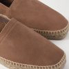 Barnes Textured-Leather Espadrilles - CU