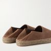 Barnes Textured-Leather Espadrilles - E3