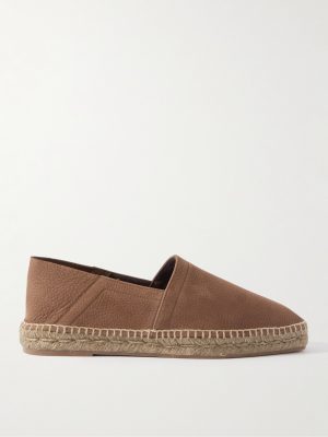 Barnes Textured-Leather Espadrilles Barnes Textured-Leather Espadrilles