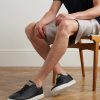 Suede-Trimmed Full-Grain Leather Sneakers - OU Suede-Trimmed Full-Grain Leather Sneakers - OU