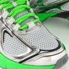 TK-MX Runner Faux Metallic Leather-Trimmed Mesh Sneakers - CU
