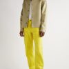 Intrecciato Leather Trousers - OU