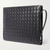 Intreciatto Leather Pouch - BK Intreciatto Leather Pouch - BK